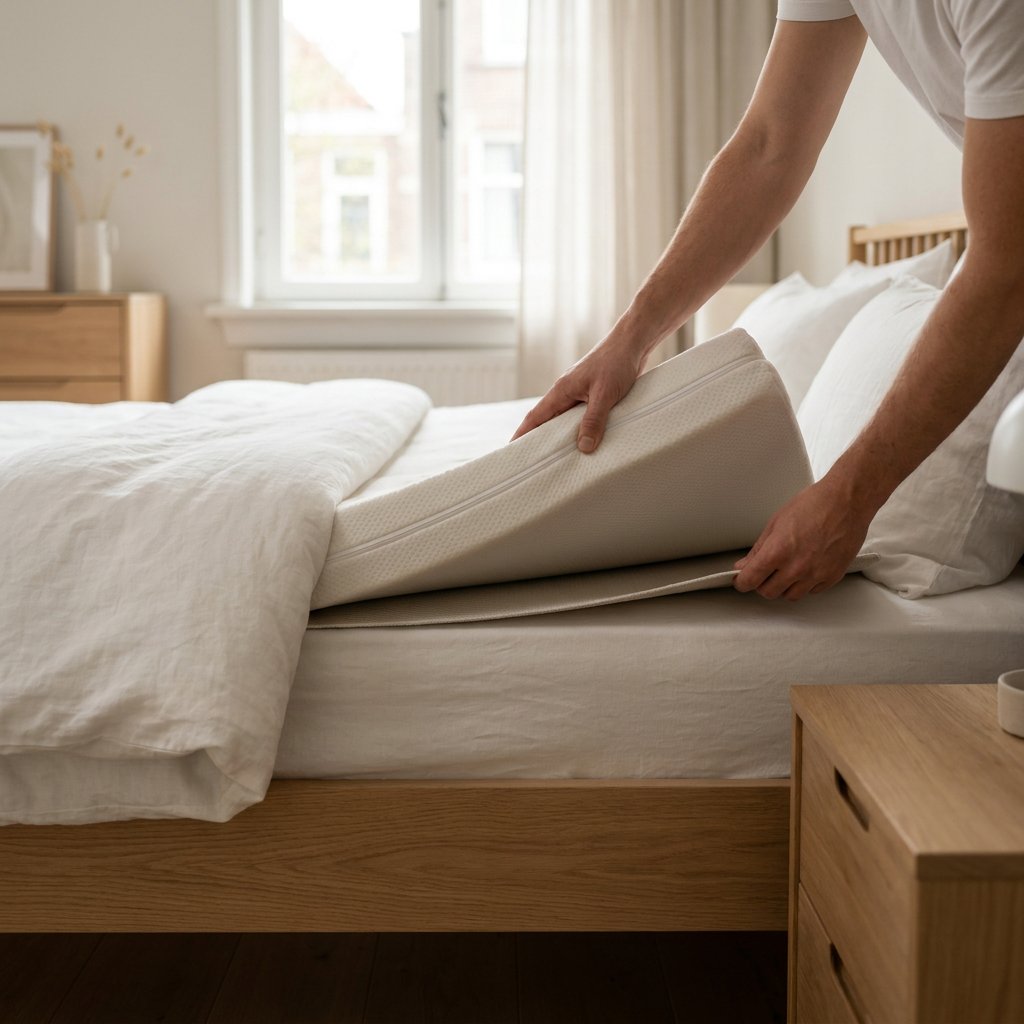 Topper vastzetten aan matras